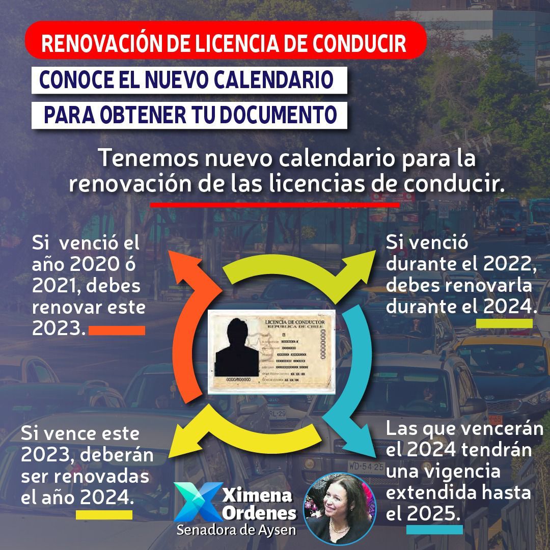 Senadora Ordenes destaca Ley facilita el proceso de normalización delicencias de conducir